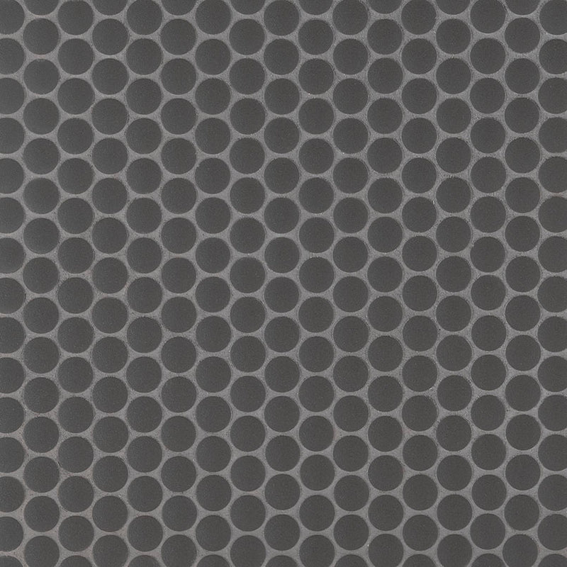 PENNY ROUND NERO 6MM MATTE