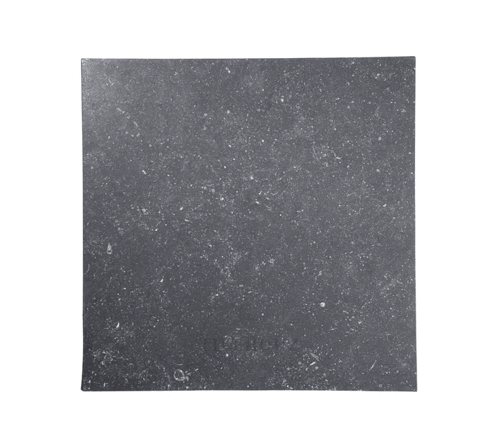 Pierre Bleu Belgian Bluestone limestone 18x18 honed tile in dark graphite