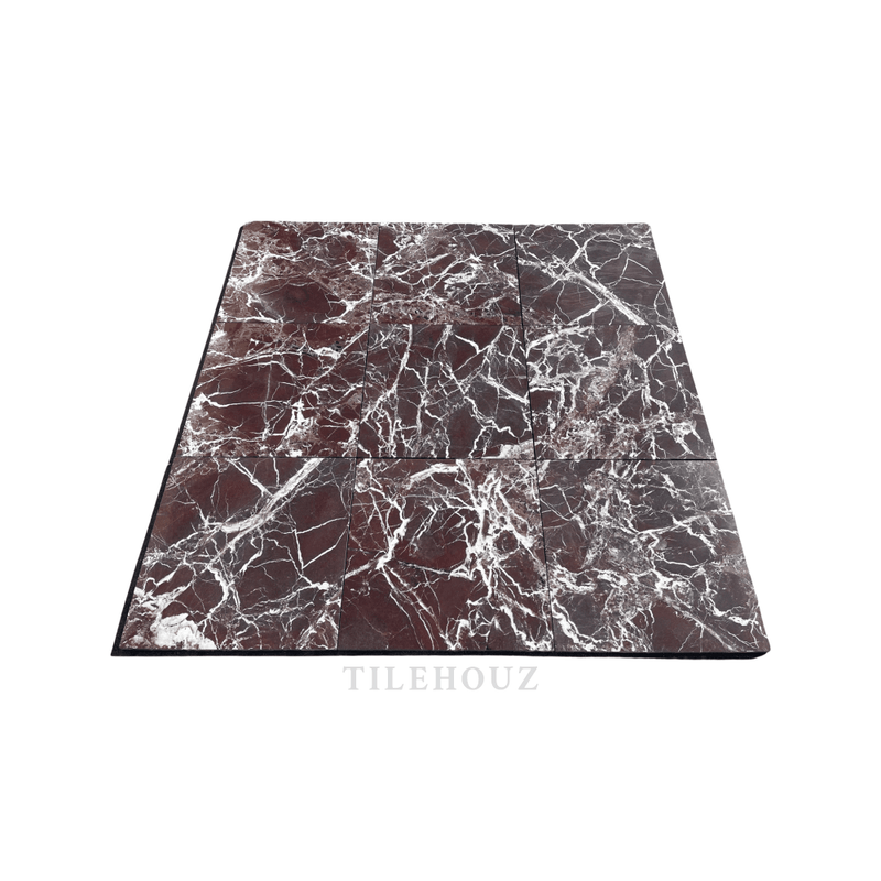 Rosso Levanto Premium Marble 12X12 Tile