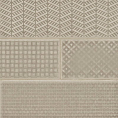 URBANO WARM CONCRETE 3D MIX TILE